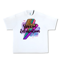 White special eduation teacher lightning bolt Urban Heavy Tee - Zillion Design Studio