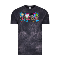 Cloud Black secretary Vintage Tee - Zillion Design Studio