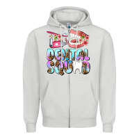 Dove Grey dental squad Zipper Hoodie - AdoDesignShop