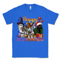 True Royal Happy Hallothanksmas Cats Classic Tee - BundleAndBundleShop