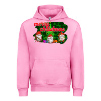 Fuchsia Pink Merry Christmas - Gnome - Gnome Urban Hoodie - Bettercallsaul