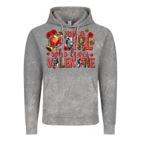 Just A Girl Who Loves Valentine Vintage Hoodie | Teevron