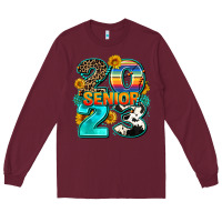 Burgundy senıor 2023 Long Sleeve Tee - AdoDesignShop