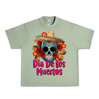 Oil Green dia de los muertos Urban Heavy Tee - CTS Tumbler Store