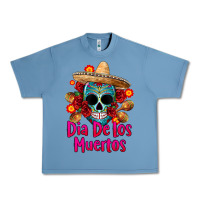 Pebble Blue dia de los muertos Urban Heavy Tee - CTS Tumbler Store