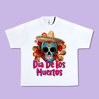 Dia De Los Muertos Urban Heavy Tee Designed By Cts Tumbler Store