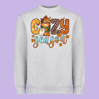 Cozy Season Heavyweight Sweatshirt Designed By Zillion Design Studio