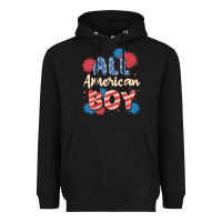 Black all american boy Heavyweight Hoodie - MaliasSmallBusiness