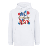 White all american boy Heavyweight Hoodie - MaliasSmallBusiness