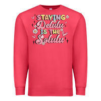 Cardinal staying delulu is the solulu Premium Sweatshirt - MaliasSmallBusiness