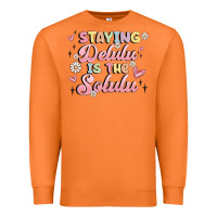Carrot staying delulu is the solulu Premium Sweatshirt - MaliasSmallBusiness