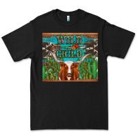 Black whild child longhorn  cactus cowhide Premium Tee - Artiststas