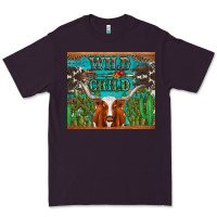 Plum whild child longhorn  cactus cowhide Premium Tee - Artiststas