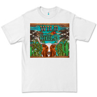 White whild child longhorn  cactus cowhide Premium Tee - Artiststas