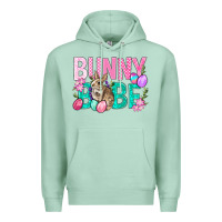 Seafoam Bunny Babe Easter Premium Hoodie - BundleAndBundleShop