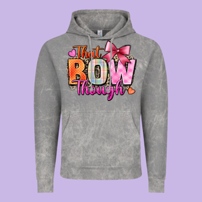 That Bow Though Vintage Hoodie Designed By Zillion Design Studio