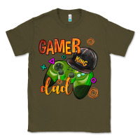 Army Green gamer dad Classic Tee - AdoDesignShop