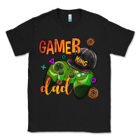 Black gamer dad Classic Tee - AdoDesignShop