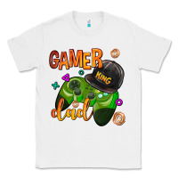 White gamer dad Classic Tee - AdoDesignShop