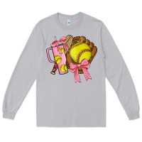 Moon Dust softball coquette bow Long Sleeve Tee - JahusDesignShop