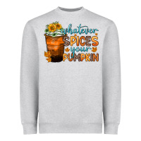 Heather Grey whatever spices your pumpkin Heavyweight Sweatshirt - Zillion Design Studio