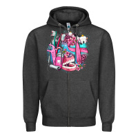 Charcoal Heather dental elements and cancer with cowhide and leopard Zipper Hoodie - AdoDesignShop