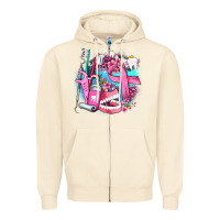 Sandshell dental elements and cancer with cowhide and leopard Zipper Hoodie - AdoDesignShop