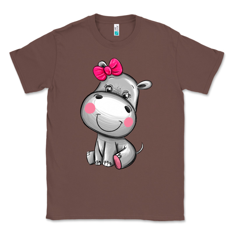 Cute Hippopotamus Classic Tee by AdoDesignShop | Teevron