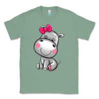 Sage cute hippopotamus Classic Tee - AdoDesignShop