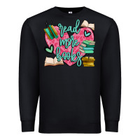 Black read more books Premium Sweatshirt - MaliasSmallBusiness