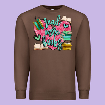 Read More Books Premium Sweatshirt Designed By Maliassmallbusiness