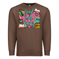 Chestnut read more books Premium Sweatshirt - MaliasSmallBusiness