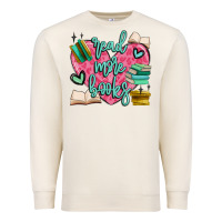 Sandshell read more books Premium Sweatshirt - MaliasSmallBusiness