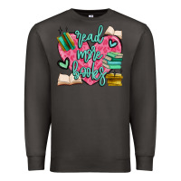 Smoke read more books Premium Sweatshirt - MaliasSmallBusiness