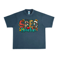 Midnight Navy special education teacher Urban Heavy Tee - Zillion Design Studio