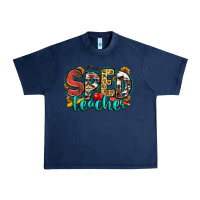 Navy special education teacher Urban Heavy Tee - Zillion Design Studio