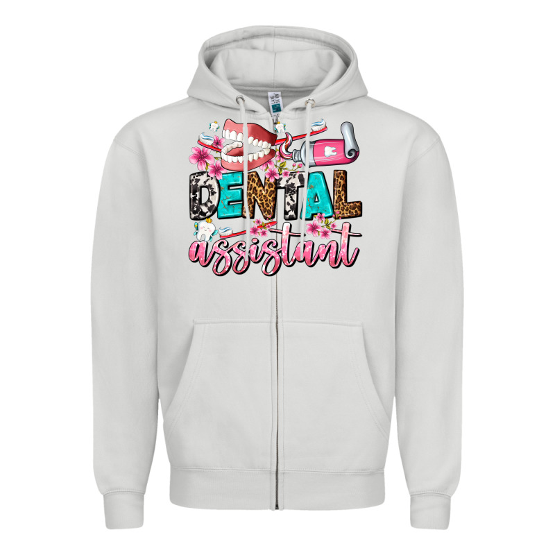Dental Assistant Zipper Hoodie by AdoDesignShop | Teevron