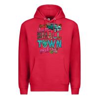 Cardinal Just A Small Town Girl With Truck Premium Hoodie - BundleAndBundleShop