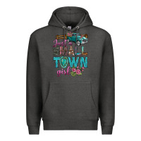 Charcoal Heather Just A Small Town Girl With Truck Premium Hoodie - BundleAndBundleShop