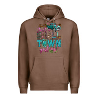 Chestnut Just A Small Town Girl With Truck Premium Hoodie - BundleAndBundleShop