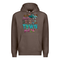 Coffee Just A Small Town Girl With Truck Premium Hoodie - BundleAndBundleShop