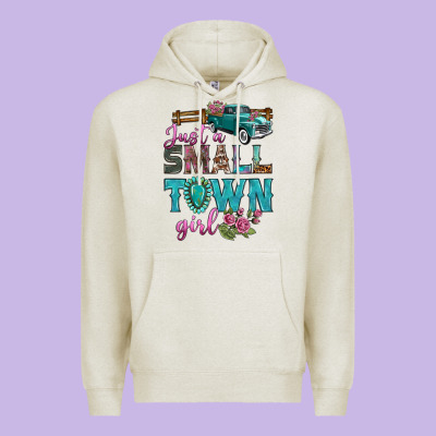 Just A Small Town Girl With Truck Premium Hoodie Designed By Bundleandbundleshop