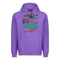 Purple Just A Small Town Girl With Truck Premium Hoodie - BundleAndBundleShop
