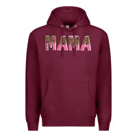 Burgundy mama Premium Hoodie - AdoDesignShop
