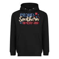 Black proud southern american Heavyweight Hoodie - MaliasSmallBusiness