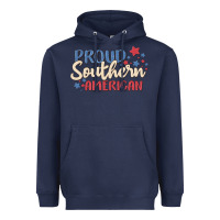 Navy proud southern american Heavyweight Hoodie - MaliasSmallBusiness