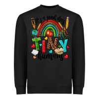 Black it s a good day tiny humans Heavyweight Sweatshirt - texasbilliewilder
