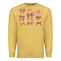 Antique Gold pink ribbons Premium Sweatshirt - MaliasSmallBusiness