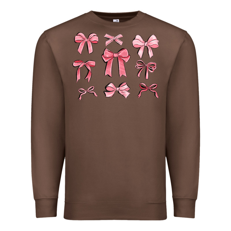Pink Ribbons Premium Sweatshirt by MaliasSmallBusiness | Teevron