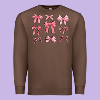 Pink Ribbons Premium Sweatshirt Designed By Maliassmallbusiness